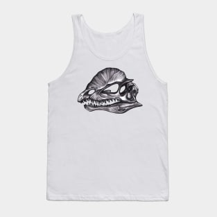 Diplophosaurus Skull Tank Top